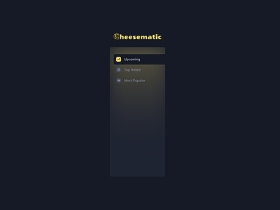 Cheesematic - sidebar