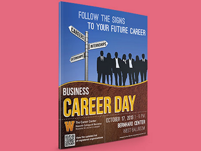 WMU Career Day Publication Cover Design cover graphic design publication typography