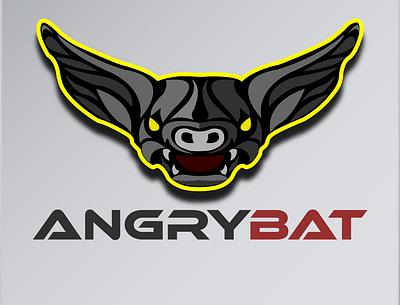 Angry Bat Logo design graphic design logo logodesign