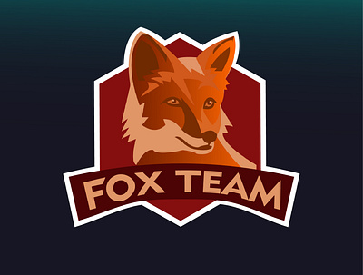 Fox Team Mascot Logo Design design flat graphic design illustrator logodesign mascot logo mascotlogo minimal