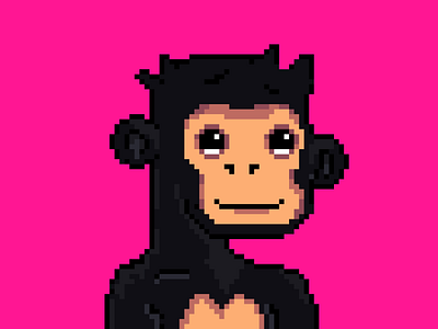 Pixel Monkey art creativity design illustration monkey nft ux