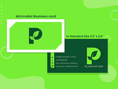 Plantation Business  Card Design