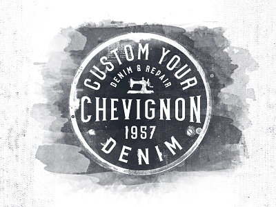 CHVGN DENIM blue brand chevignon custom denim france