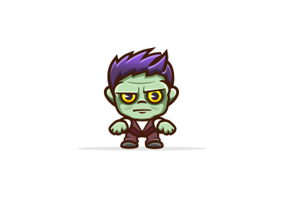 Headless Zombie 2d arcade character flash game man mascot zombie