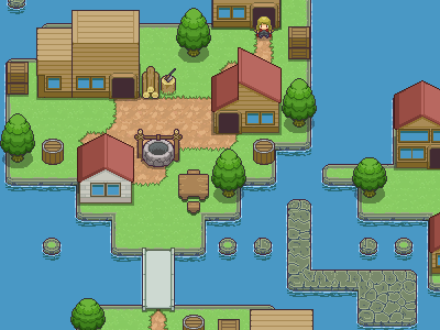 Simple Town Pixel