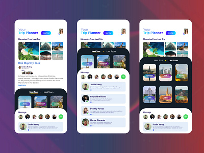 Trip Planner App Concept