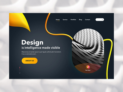 Design Agency Landing Page agency landing page agency website company concept design conceptual desginer design exploration header landing page landing page design ui uidesign userinterface ux web web design webdesign website design webui