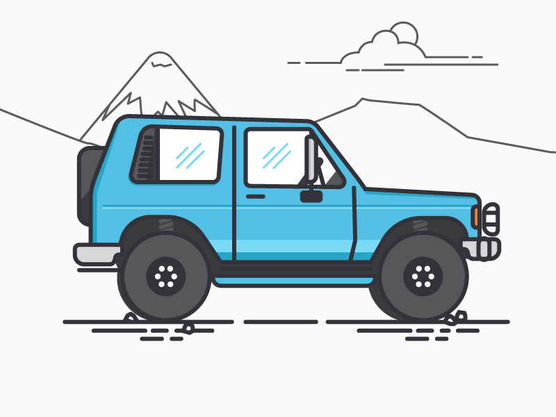 Buggy buggy car illustration