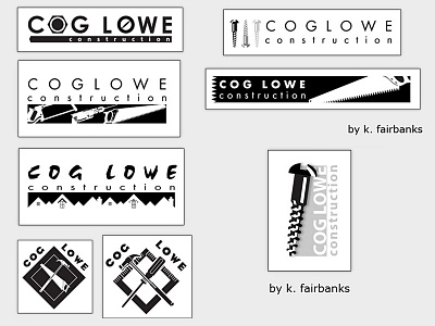 Client Work Logo Designs: Cog-Lowe by K. Fairbanks client work graphic design illustrator logo logos vector