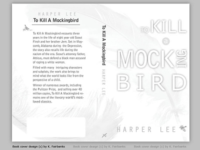Mockingbird Book Cover Design By K. Fairbanks