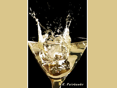 Cocktail By K Fairbanks art cocktail digital art illustrator ice vector