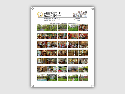 C+C Realtors Flier 1 flier flyer graphic design indesign page layout print print design