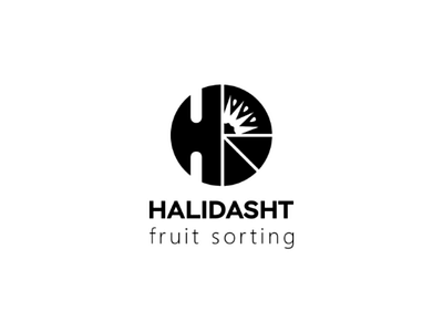 Halidasht fruit sorting logo design