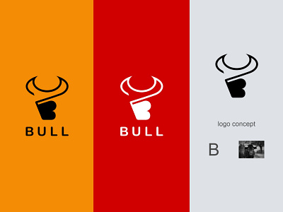 bull logo brand design graphic design icon illustration logo logo design minimal ux web