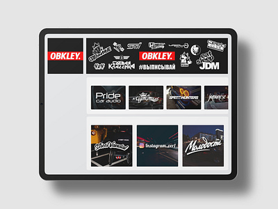 Obkley branding design web