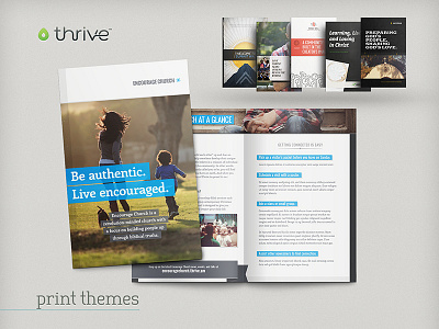 Thrive Print Themes brand brochure series template theme
