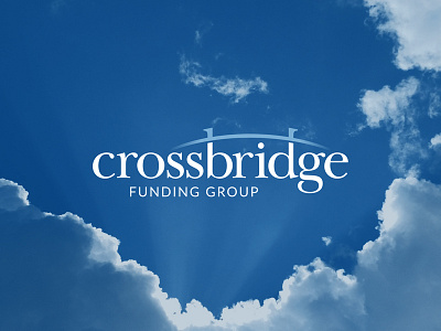 Crossbridge Logo arc baskerville brand brandmark classic refresh revamp serif update