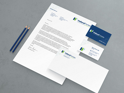 HollandParlette Business Set brand business business card corporate envelope letterhead stationery