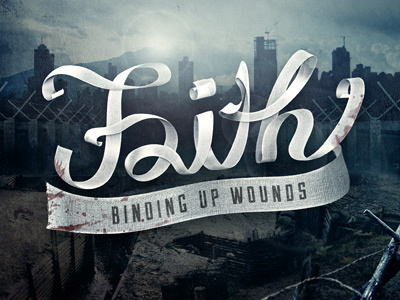 Faith Gauze Final illustration typography