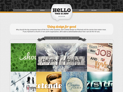 HellothisisJeff Website portfolio website