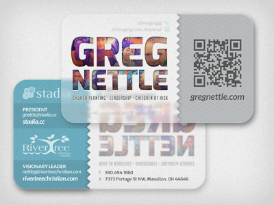 Plastic Business Card Preview business card plastic