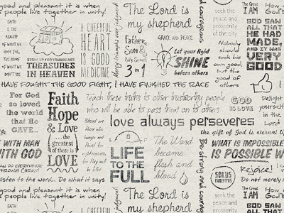 Biblical Sayings by Jeff Miller on Dribbble