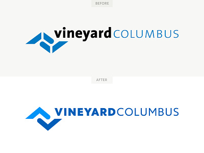 Vineyard Columbus Brandmark Refresh brand branding church icon identity logo megachurch redesign