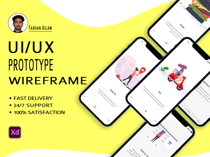 UI UX Design Mockup by Farhan Aslam on Dribbble