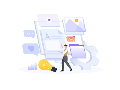 Homepage Illustration figma graphic design illustration ui