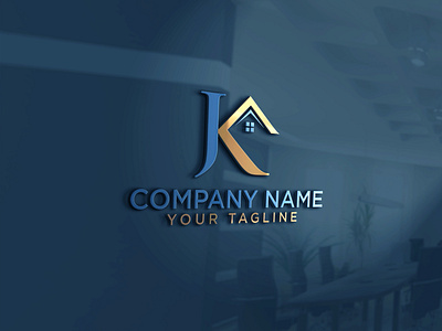 JK logo design, real estate property mortgage home building branding design flat graphic design illustration logo logo design logo designer logo designers logodesign logodesigner logos logos design logos idea logosai logoset logosketch logotype real estate logo