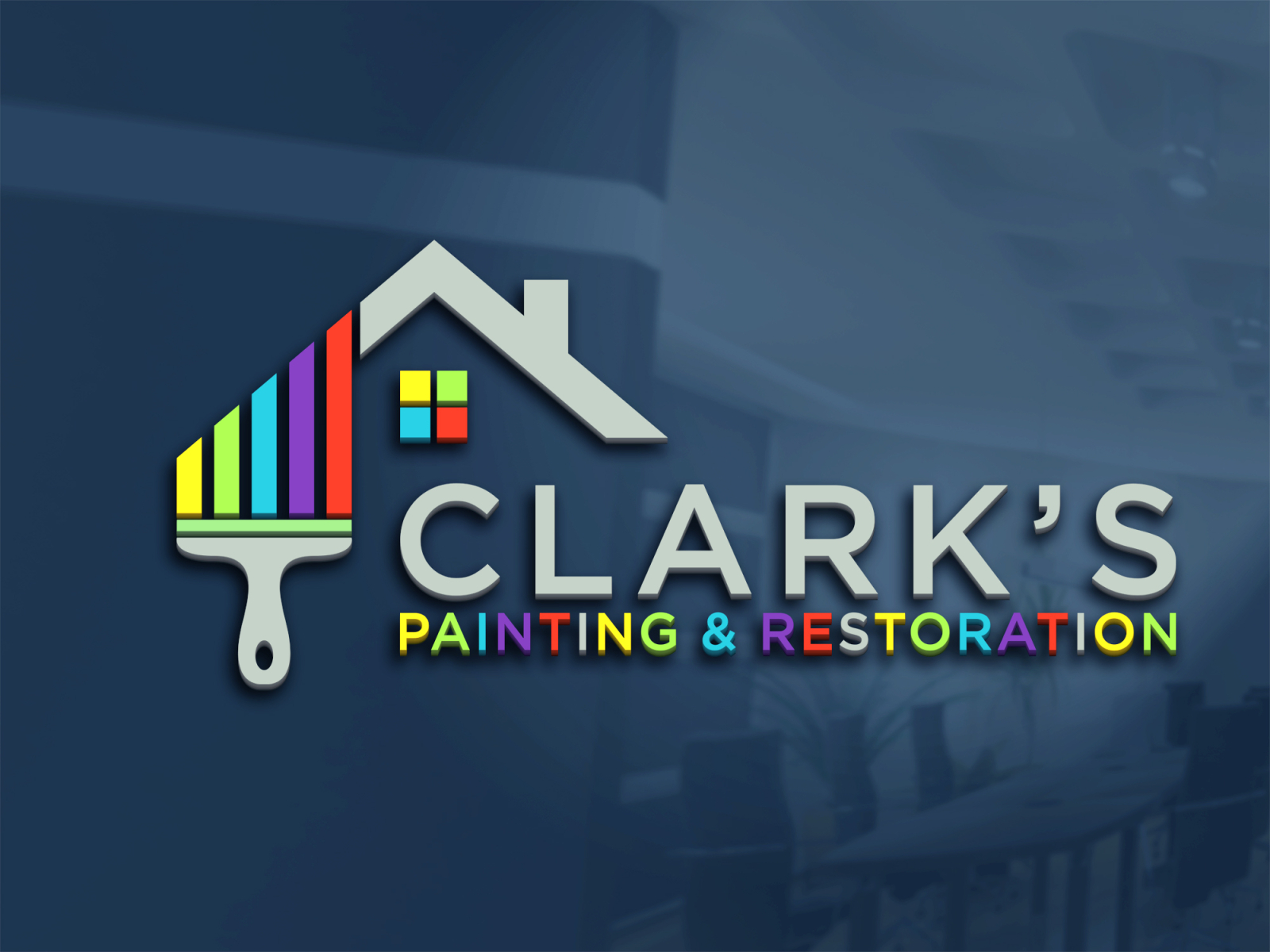 Clark s Painting & Restoration logo Design (04) by Logo Brilliant on ...