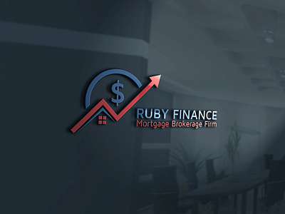 RUBY FINANCE Mortgage Brokerage Firm logo branding design finance logo logo logo design logo design concept logo designer logo designs logo mark logodesign logomark logos logosai logoset logosketch logotype mortgage logo need logo real estate logo