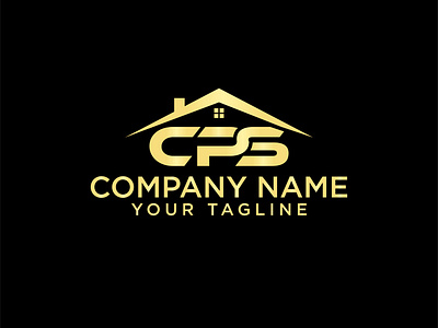 CPS Real Estate Logo Design  property  mortgage  home  building