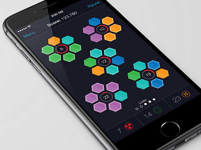 Hexagonal! for iOS app game hexagonal ios ipad iphone puzzle