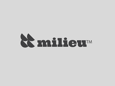 Milieu branding logo tea type