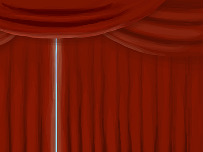 Curtains curtains motion painting red