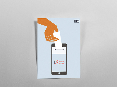 Raze Mobile Voting ballot illustration poster voting