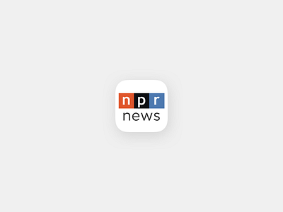 NPR News App Icon app icon ios npr