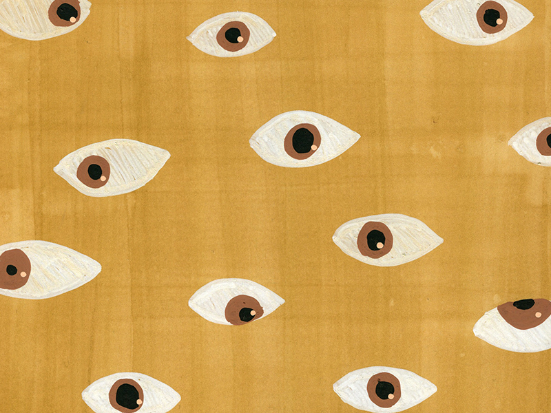 Everything Is Fine eyes drawing illustration