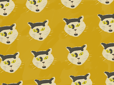 Gino cat illustration pattern