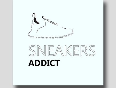 Sneakers addict presentation art branding design graphic design illustration illustrator logo typography vector