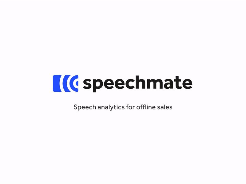 Speechmate logo animation animation branding design logo vector