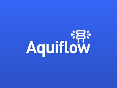 Aquiflow Logo branding design irrigation system logo logo design wate watering