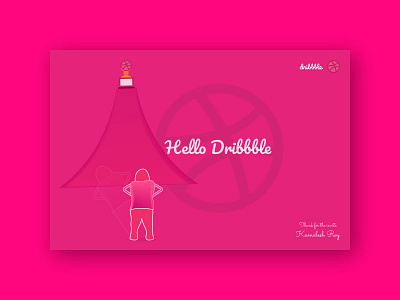 Hello Dribbble dribbble graphicdesign graphics hello hello dribbble hello dribble hello shot hello world welcome shot