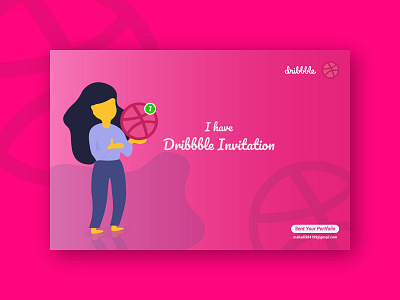 invitation dribbble best shot dribbble invite illustration invitation