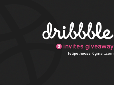 Dribbble invites giveaway