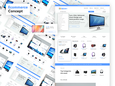 Ecommerce - Web App Design app design branding design ecommerce ecommerce landing page ui uiux web app web design