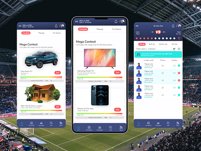 Fantasy Sports App - Design Concept