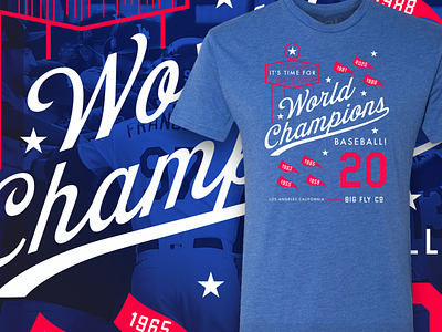 Dodgers World Series Champs! baseball dodgers doyers illustration los angeles los angeles dodgers shirt design typography vector vin scully world championship world series