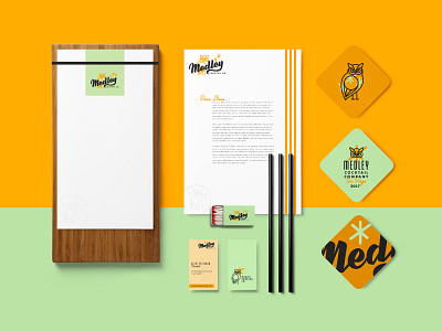 Medley Cocktail Co. Identity